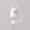 Cute Strawberry Straw Cover Caps For Stanley Cup 40 oz Tumbler Accessories Kawaii Silicone Straw Toppers Cap For 10mm Straws