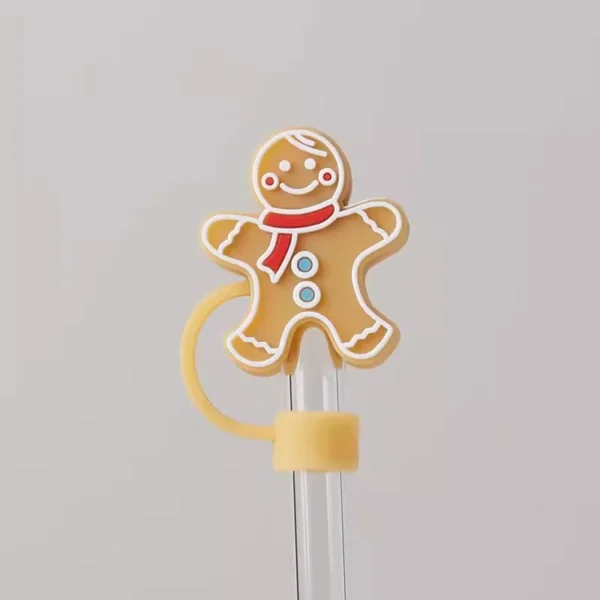 Cute Strawberry Straw Cover Caps For Stanley Cup 40 oz Tumbler Accessories Kawaii Silicone Straw Toppers Cap For 10mm Straws