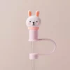 Cute Strawberry Straw Cover Caps For Stanley Cup 40 oz Tumbler Accessories Kawaii Silicone Straw Toppers Cap For 10mm Straws