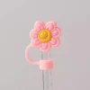 Cute Strawberry Straw Cover Caps For Stanley Cup 40 oz Tumbler Accessories Kawaii Silicone Straw Toppers Cap For 10mm Straws