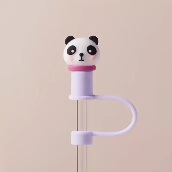 Cute Strawberry Straw Cover Caps For Stanley Cup 40 oz Tumbler Accessories Kawaii Silicone Straw Toppers Cap For 10mm Straws