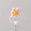 Cute Strawberry Straw Cover Caps For Stanley Cup 40 oz Tumbler Accessories Kawaii Silicone Straw Toppers Cap For 10mm Straws