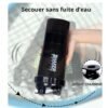 Bouteille Shaker à 3 Couches en Plastique pour Exercice de Musculation, Bouteille d'Eau pour Poudre Shake
