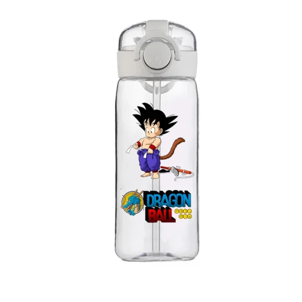 400ml Dragon Ball Water Cup Son Goku Vegeta Anime High Sense Female Male Plastic Cartoon Portable Student New Cup Boy Girl Gift
