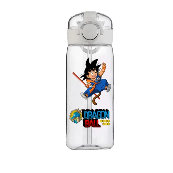 400ml Dragon Ball Water Cup Son Goku Vegeta Anime High Sense Female Male Plastic Cartoon Portable Student New Cup Boy Girl Gift
