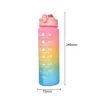 Gourde d'eau avec graduation de temps 900ML