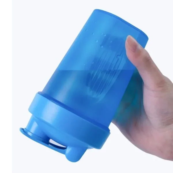 400ML Blender Shaker Bottle with Stainless Ball BPA Free Plastic Protein Shakes Leakproof for Powder Workout Gym Sport