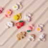 Cute Strawberry Straw Cover Caps For Stanley Cup 40 oz Tumbler Accessories Kawaii Silicone Straw Toppers Cap For 10mm Straws
