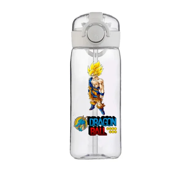 400ml Dragon Ball Water Cup Son Goku Vegeta Anime High Sense Female Male Plastic Cartoon Portable Student New Cup Boy Girl Gift