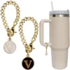 Letter Charm Accessories for Stanley Cup 2PCS Initial Name ID Personalized Handle Charm for Stanley Tumbler 2024