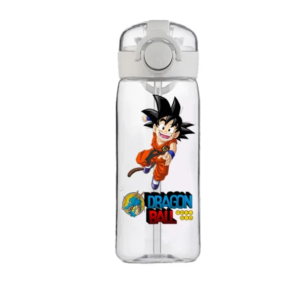 400ml Dragon Ball Water Cup Son Goku Vegeta Anime High Sense Female Male Plastic Cartoon Portable Student New Cup Boy Girl Gift