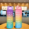 Gourde d'eau avec graduation de temps 900ML