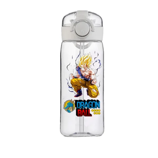 400ml Dragon Ball Water Cup Son Goku Vegeta Anime High Sense Female Male Plastic Cartoon Portable Student New Cup Boy Girl Gift