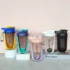 590ML Blender Shaker Bottle with Plastic Whisk Ball BPA Free Plastic Protein Shakes Leakproof for Powder Workout Gym Sport