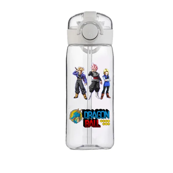 400ml Dragon Ball Water Cup Son Goku Vegeta Anime High Sense Female Male Plastic Cartoon Portable Student New Cup Boy Girl Gift