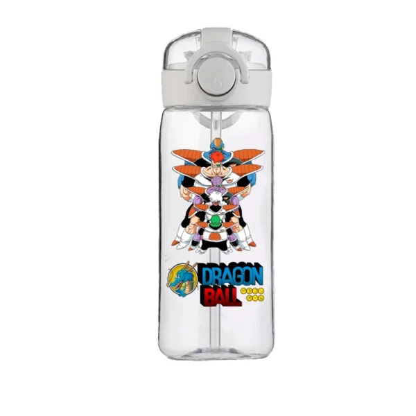400ml Dragon Ball Water Cup Son Goku Vegeta Anime High Sense Female Male Plastic Cartoon Portable Student New Cup Boy Girl Gift
