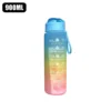 Gourde d'eau avec graduation de temps 900ML
