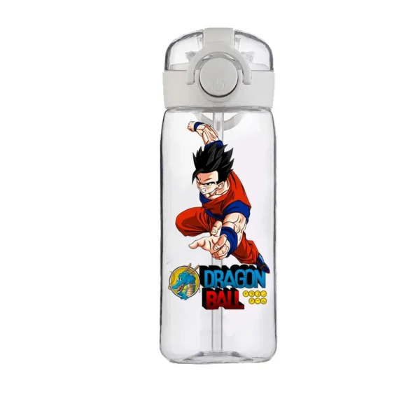 400ml Dragon Ball Water Cup Son Goku Vegeta Anime High Sense Female Male Plastic Cartoon Portable Student New Cup Boy Girl Gift
