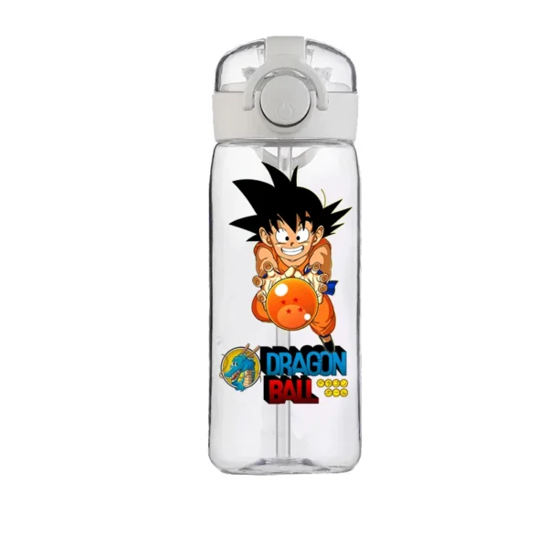 400ml Dragon Ball Water Cup Son Goku Vegeta Anime High Sense Female Male Plastic Cartoon Portable Student New Cup Boy Girl Gift