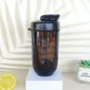 590ML Blender Shaker Bottle with Plastic Whisk Ball BPA Free Plastic Protein Shakes Leakproof for Powder Workout Gym Sport