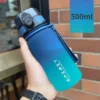 0.5L,0.65L,1L Sports Water Bottle High Capacity Plastic Fitness Portable Durable Camping Hiking Workouts Outdoor Sports Cups