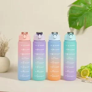 Gourde d'eau avec graduation de temps 900ML