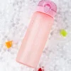 780ml Transparent Water Bottle Portable Sports Travel Clear Leakproof Drinking Frosted Bottle Cup for Gym Fitness Outdoor School