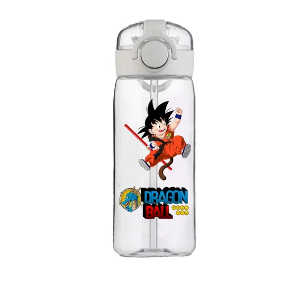 400ml Dragon Ball Water Cup Son Goku Vegeta Anime High Sense Female Male Plastic Cartoon Portable Student New Cup Boy Girl Gift