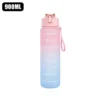 Gourde d'eau avec graduation de temps 900ML