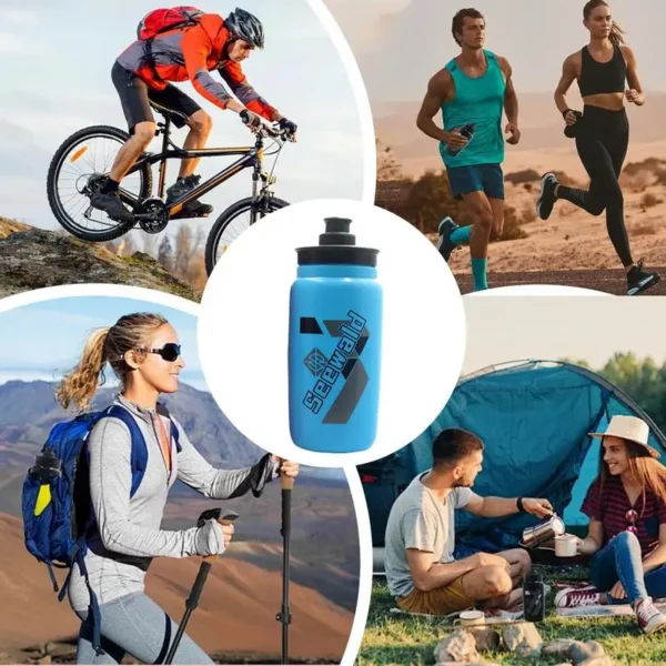 Cycle Water Bottle Cycling Water Bottles Multi-functional Fitness & Cycling Tumbler Food-Grade 550ml For