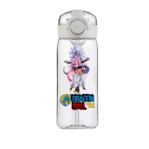 400ml Dragon Ball Water Cup Son Goku Vegeta Anime High Sense Female Male Plastic Cartoon Portable Student New Cup Boy Girl Gift