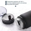 0.5L,0.65L,1L Sports Water Bottle High Capacity Plastic Fitness Portable Durable Camping Hiking Workouts Outdoor Sports Cups