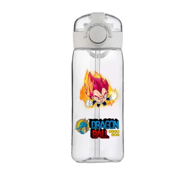 400ml Dragon Ball Water Cup Son Goku Vegeta Anime High Sense Female Male Plastic Cartoon Portable Student New Cup Boy Girl Gift