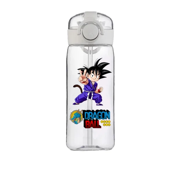 400ml Dragon Ball Water Cup Son Goku Vegeta Anime High Sense Female Male Plastic Cartoon Portable Student New Cup Boy Girl Gift
