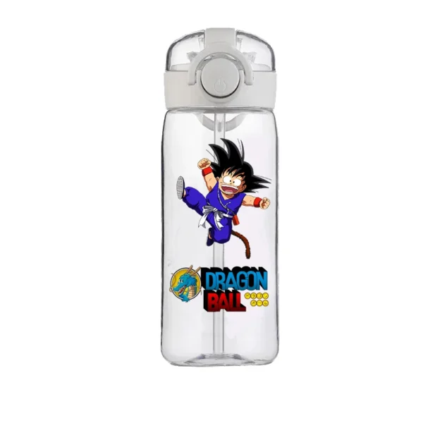 400ml Dragon Ball Water Cup Son Goku Vegeta Anime High Sense Female Male Plastic Cartoon Portable Student New Cup Boy Girl Gift