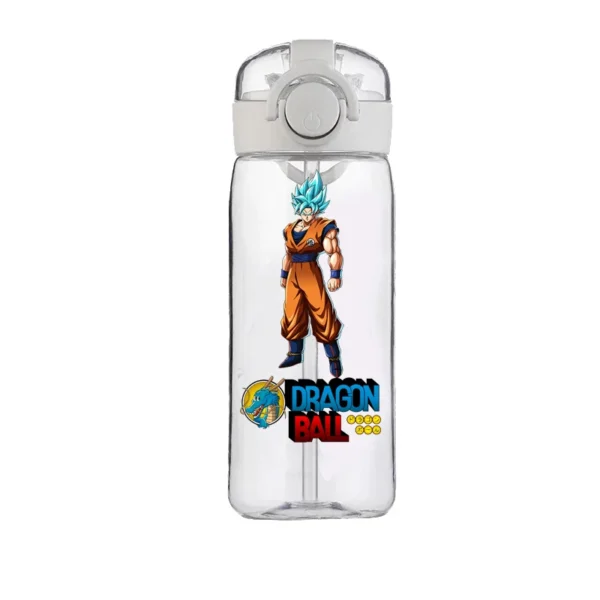400ml Dragon Ball Water Cup Son Goku Vegeta Anime High Sense Female Male Plastic Cartoon Portable Student New Cup Boy Girl Gift