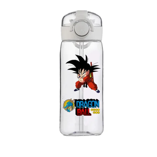 400ml Dragon Ball Water Cup Son Goku Vegeta Anime High Sense Female Male Plastic Cartoon Portable Student New Cup Boy Girl Gift