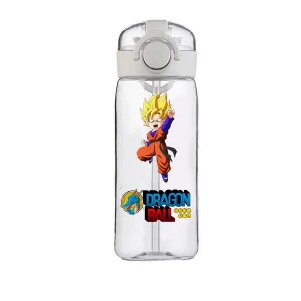 400ml Dragon Ball Water Cup Son Goku Vegeta Anime High Sense Female Male Plastic Cartoon Portable Student New Cup Boy Girl Gift