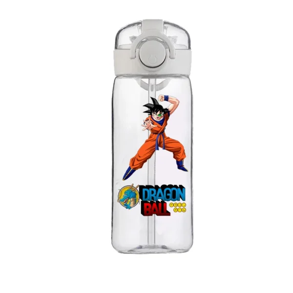 400ml Dragon Ball Water Cup Son Goku Vegeta Anime High Sense Female Male Plastic Cartoon Portable Student New Cup Boy Girl Gift