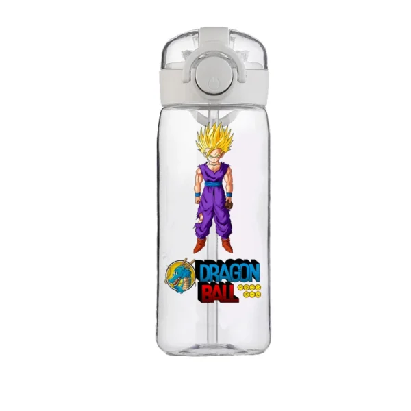 400ml Dragon Ball Water Cup Son Goku Vegeta Anime High Sense Female Male Plastic Cartoon Portable Student New Cup Boy Girl Gift