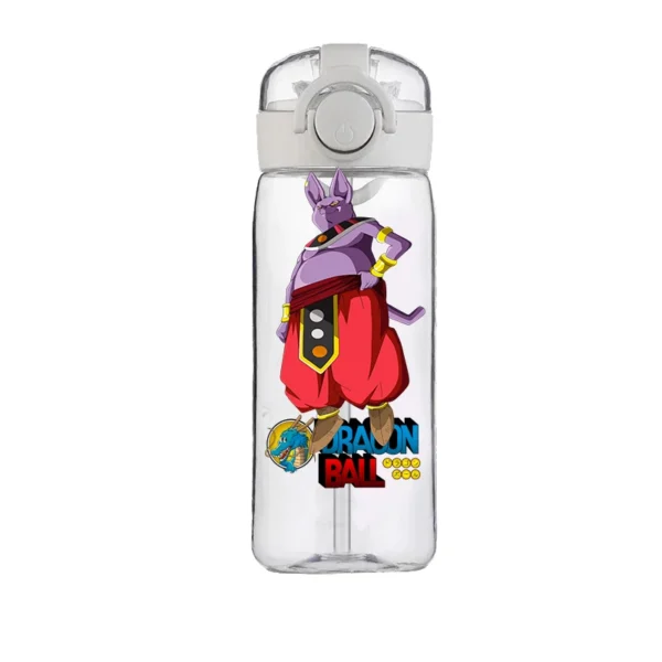 400ml Dragon Ball Water Cup Son Goku Vegeta Anime High Sense Female Male Plastic Cartoon Portable Student New Cup Boy Girl Gift