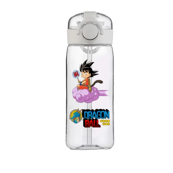400ml Dragon Ball Water Cup Son Goku Vegeta Anime High Sense Female Male Plastic Cartoon Portable Student New Cup Boy Girl Gift