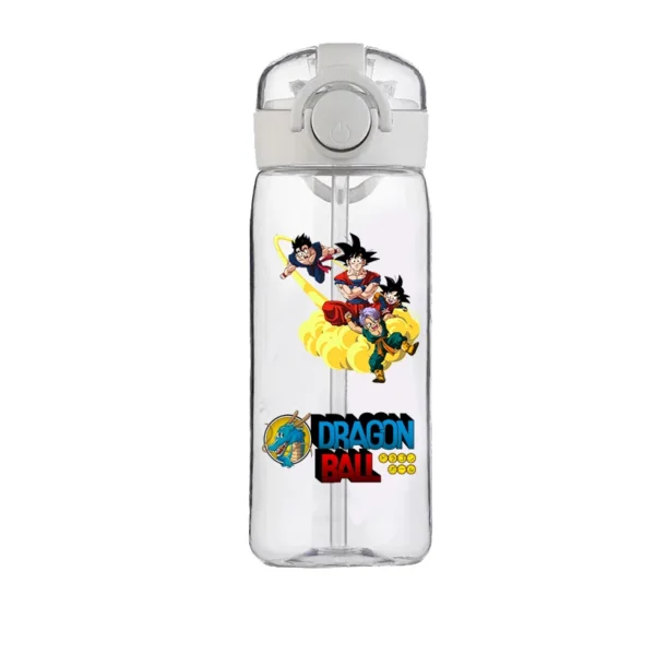400ml Dragon Ball Water Cup Son Goku Vegeta Anime High Sense Female Male Plastic Cartoon Portable Student New Cup Boy Girl Gift