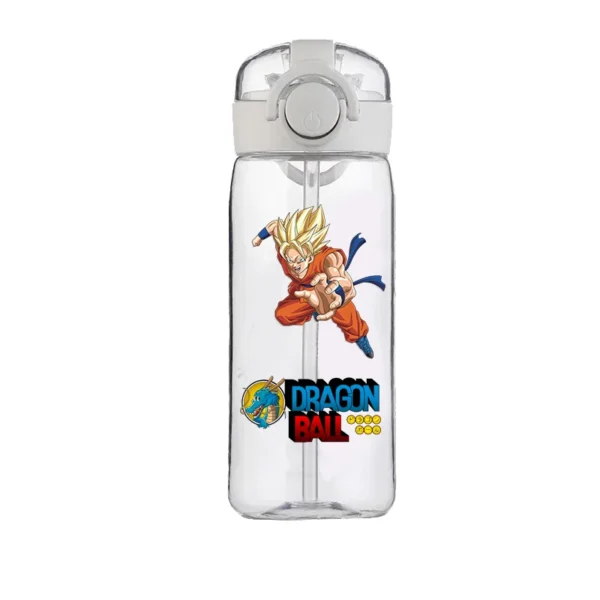 400ml Dragon Ball Water Cup Son Goku Vegeta Anime High Sense Female Male Plastic Cartoon Portable Student New Cup Boy Girl Gift
