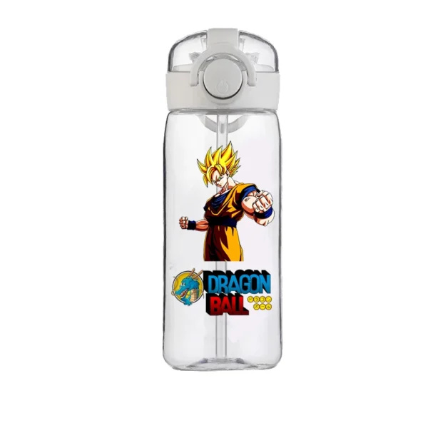 400ml Dragon Ball Water Cup Son Goku Vegeta Anime High Sense Female Male Plastic Cartoon Portable Student New Cup Boy Girl Gift