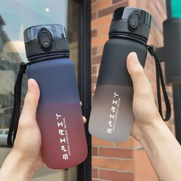 0.5L,0.65L,1L Sports Water Bottle High Capacity Plastic Fitness Portable Durable Camping Hiking Workouts Outdoor Sports Cups