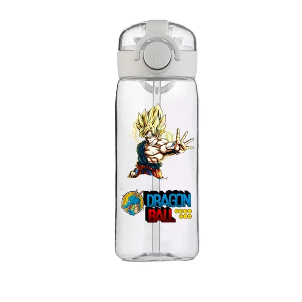 400ml Dragon Ball Water Cup Son Goku Vegeta Anime High Sense Female Male Plastic Cartoon Portable Student New Cup Boy Girl Gift