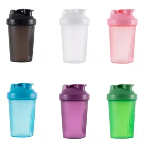 400ML Blender Shaker Bottle with Stainless Ball BPA Free Plastic Protein Shakes Leakproof for Powder Workout Gym Sport