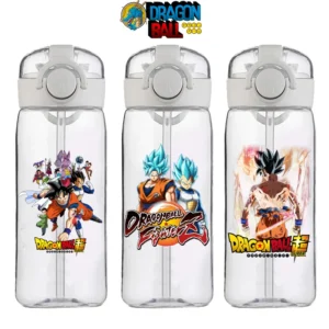 400ml Dragon Ball Water Cup Son Goku Vegeta Anime High Sense Female Male Plastic Cartoon Portable Student New Cup Boy Girl Gift