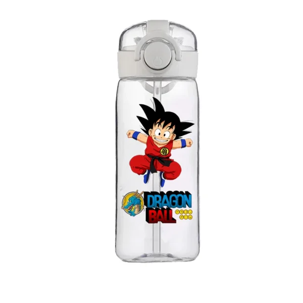 400ml Dragon Ball Water Cup Son Goku Vegeta Anime High Sense Female Male Plastic Cartoon Portable Student New Cup Boy Girl Gift